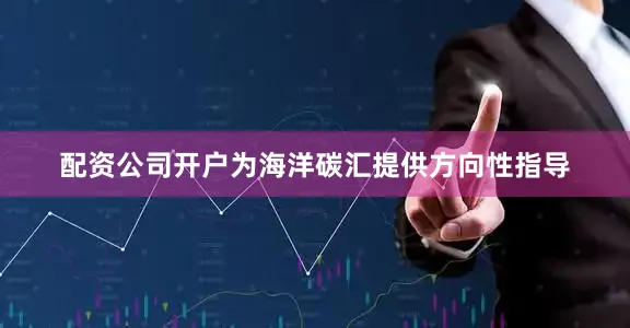 配资公司开户为海洋碳汇提供方向性指导